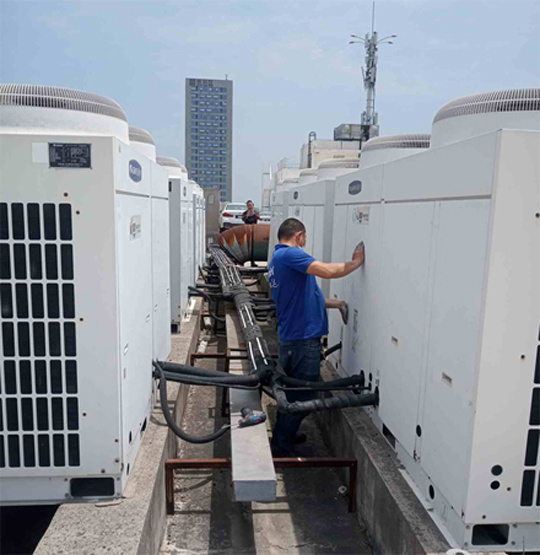 华阴中央空调制热和不制冷系统维修方法